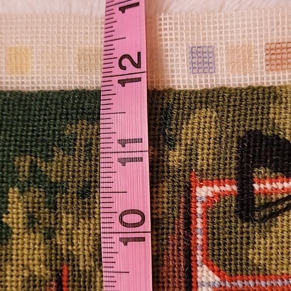 Vintage Needlepoint Barn Scene - Picture 4 of 5